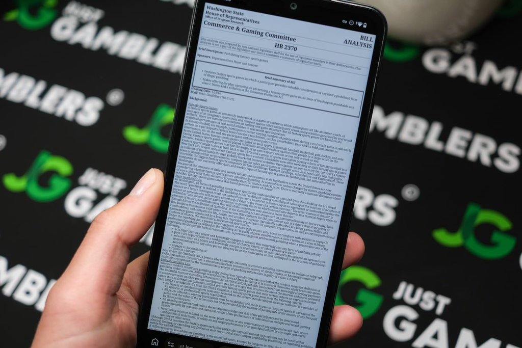 Photo of WA daily fantasy sports legislation.