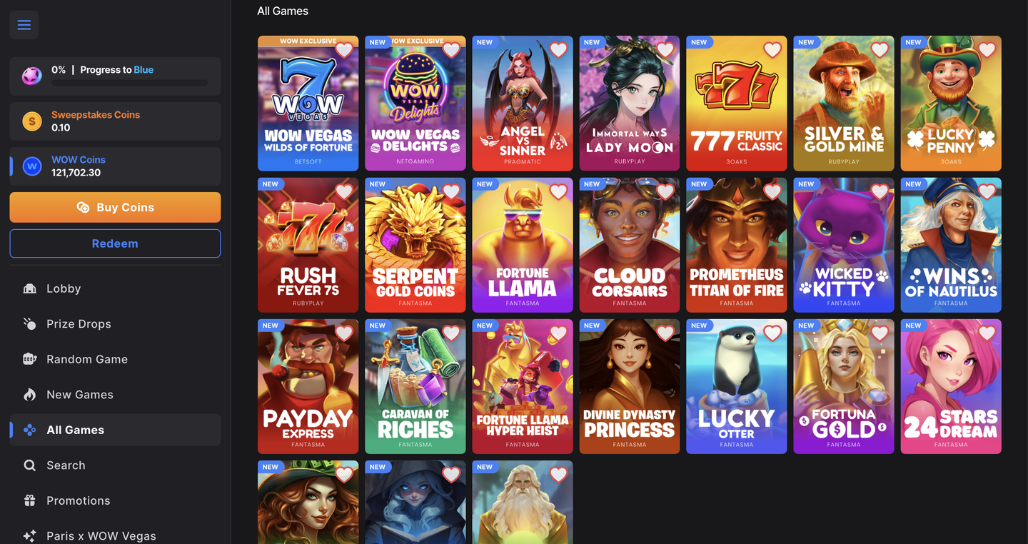 wow vegas united states review games