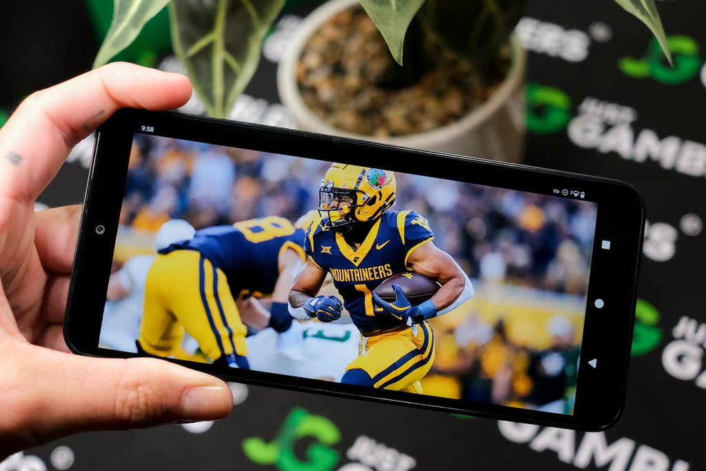 Photo of the West Virginia Mountaineers for college sports betting.